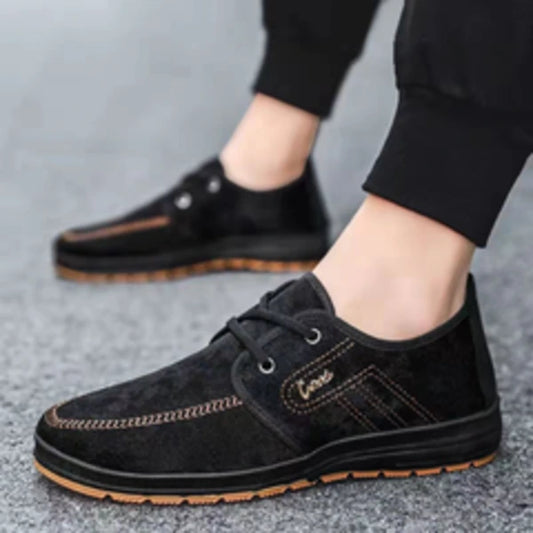 Men’s Suede Comfort Lace-Up Casual Shoes