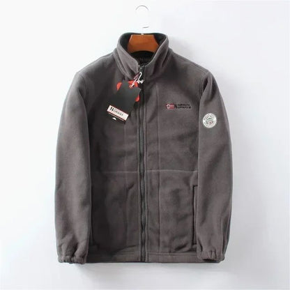 double layered jacket with hood