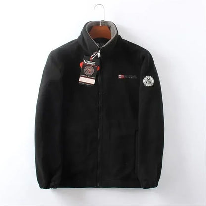double layered jacket with hood