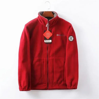 double layered jacket with hood