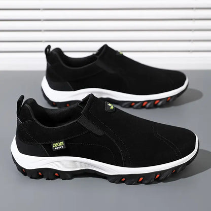 Men's Slip-On Hiking Boots - Durable, Non-Slip & Lightweight for Outdoor Adventures
