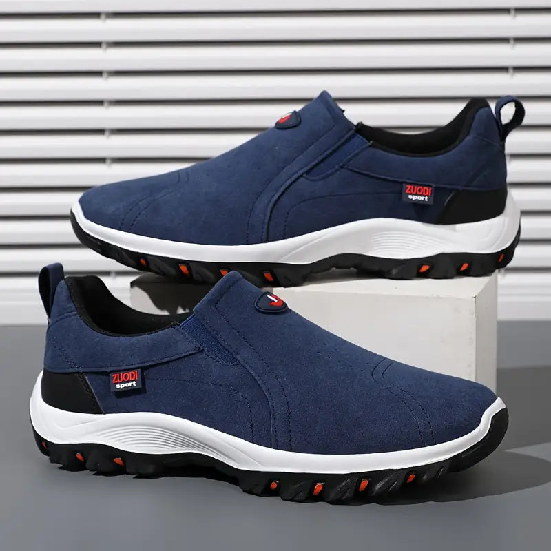 Men's Slip-On Hiking Boots - Durable, Non-Slip & Lightweight for Outdoor Adventures
