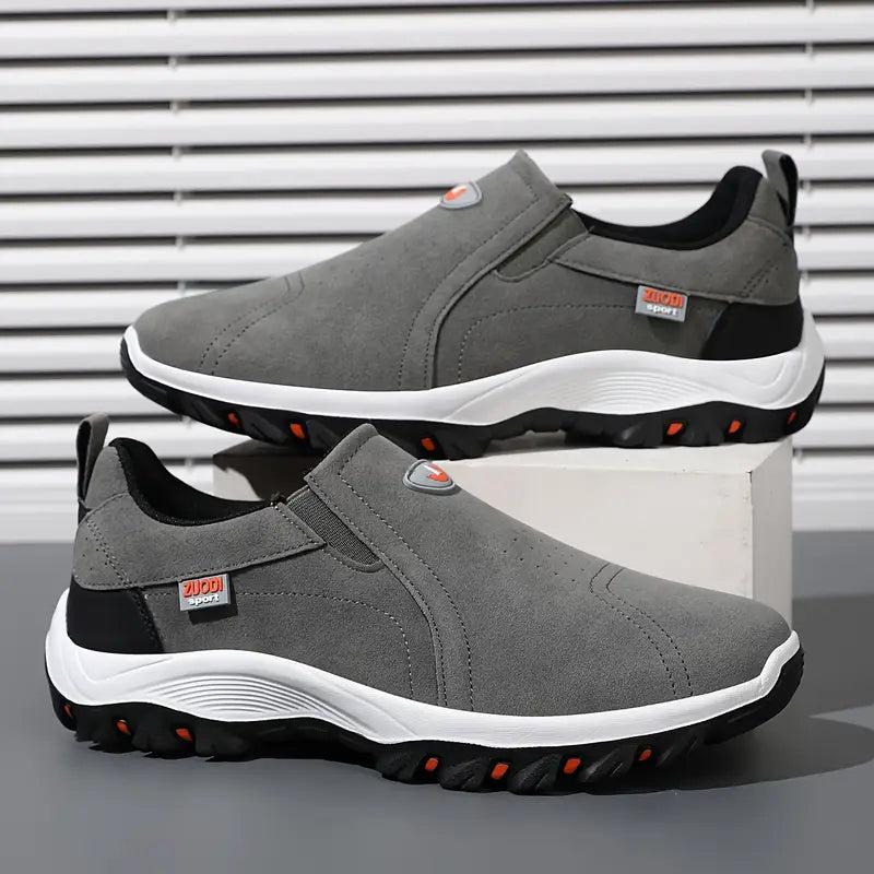 Men's Slip-On Hiking Boots - Durable, Non-Slip & Lightweight for Outdoor Adventures