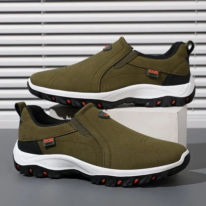 Men's Slip-On Hiking Boots - Durable, Non-Slip & Lightweight for Outdoor Adventures