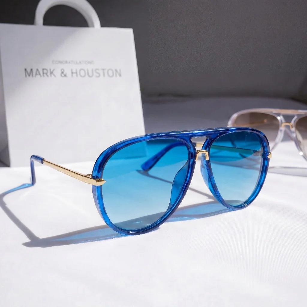 Women's Gradient Aviator Sunglasses