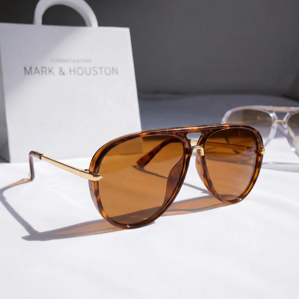 Women's Gradient Aviator Sunglasses