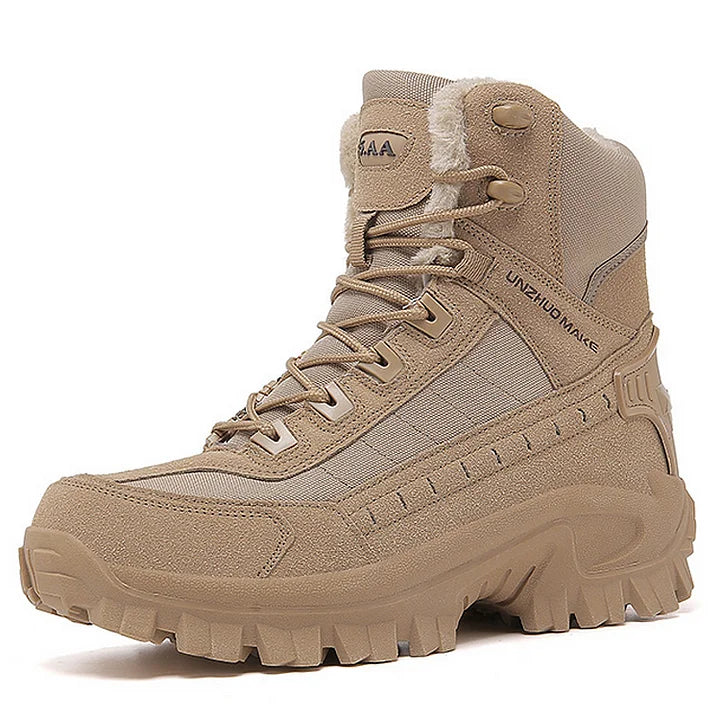 Men's Combat Boots Support Hiking Boots Waterproof Anti-Puncture Work Boots