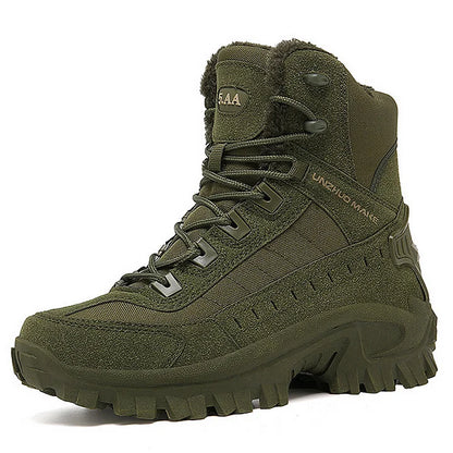 Men's Combat Boots Support Hiking Boots Waterproof Anti-Puncture Work Boots
