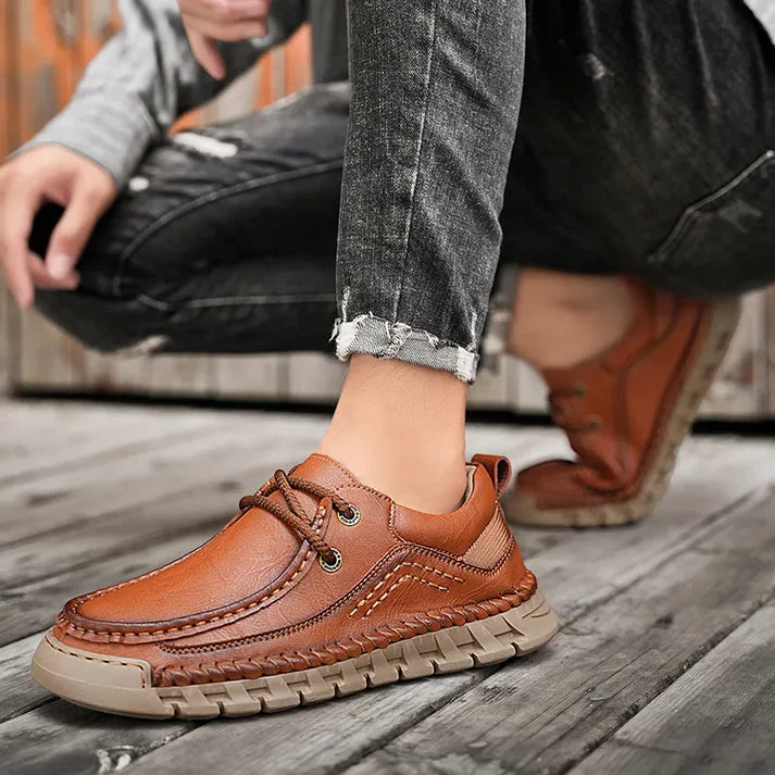 Leather-Look Loafers