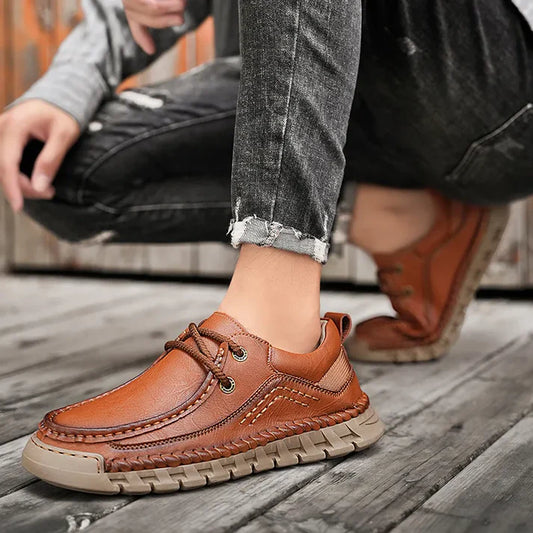 Leather-Look Loafers