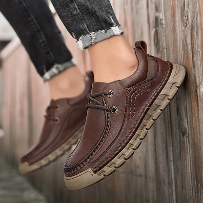 Leather-Look Loafers