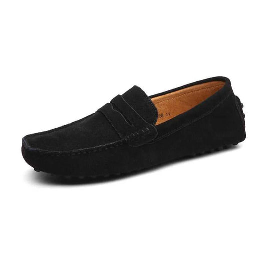 Old Money Sleek Slip On Penny Loafers