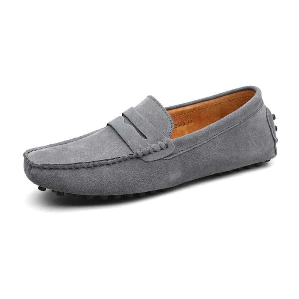 Old Money Sleek Slip On Penny Loafers