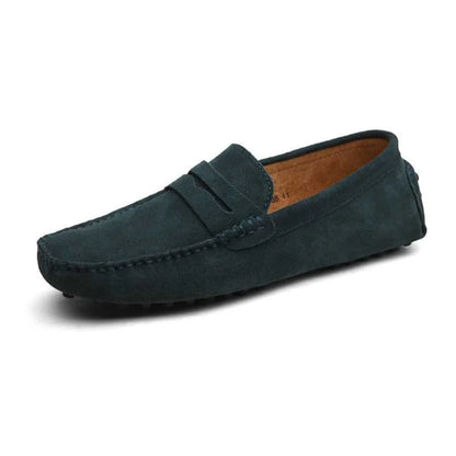 Old Money Sleek Slip On Penny Loafers