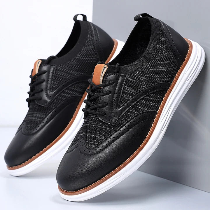 Men’s Colton Knit-Panel Casual Shoes