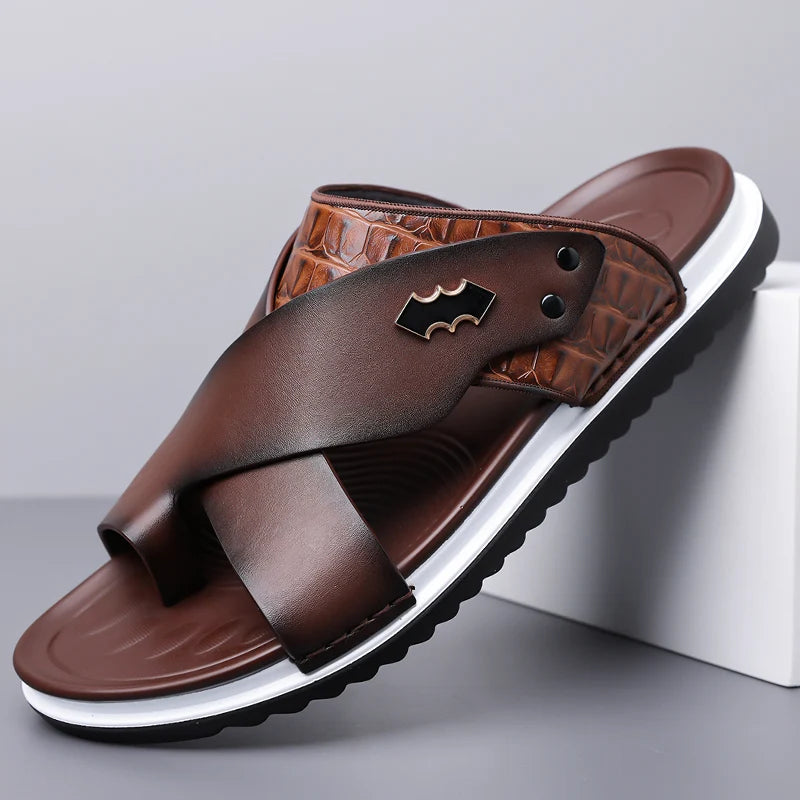 Men’s Cross-Strap Casual Sandals