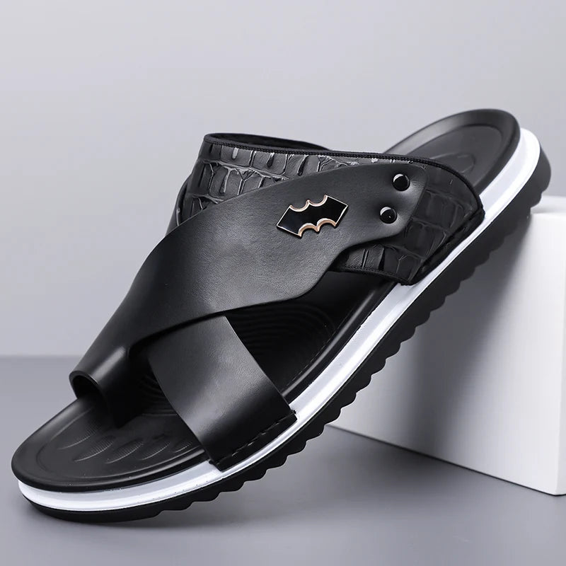 Men’s Cross-Strap Casual Sandals