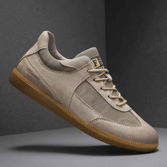 Men’s Retro Suede Mesh Trainers