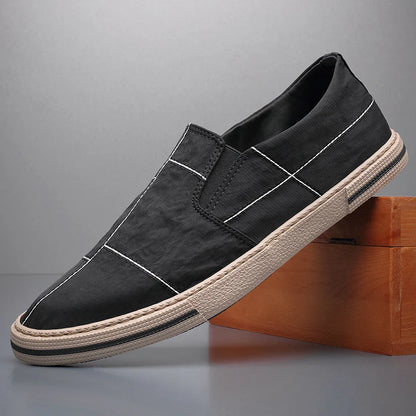 Mondrian Canvas Slip-Ons