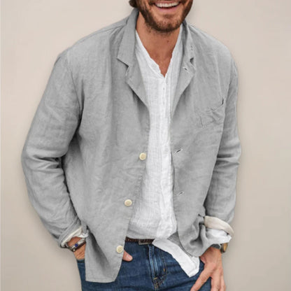 Men’s Lightweight Breathable Linen Casual Blazer