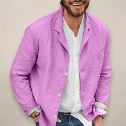 Men’s Lightweight Breathable Linen Casual Blazer