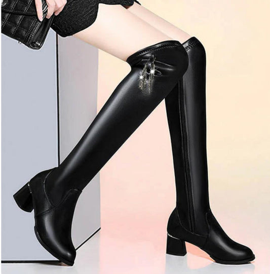 Warm Leather Boots for Women