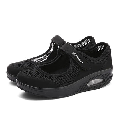 women's Air Cushion Mary Jane Sneakers