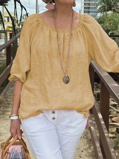 New Casual Tops in Cotton and Linen