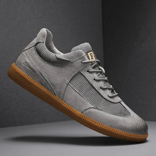 Men’s Retro Suede Mesh Trainers
