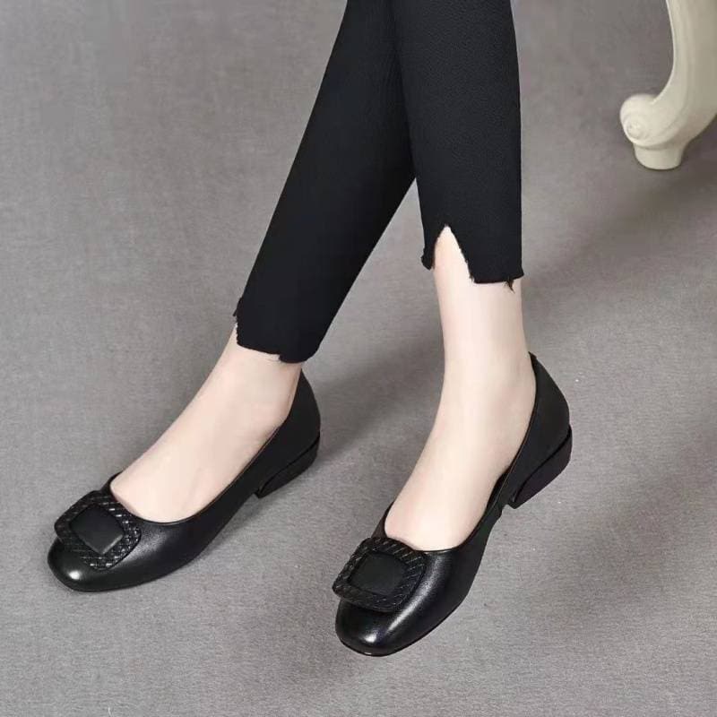 Women's Soft Leather-Look Slip-On Loafers