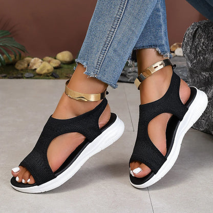 Women’s Knit Open-Toe Sandals