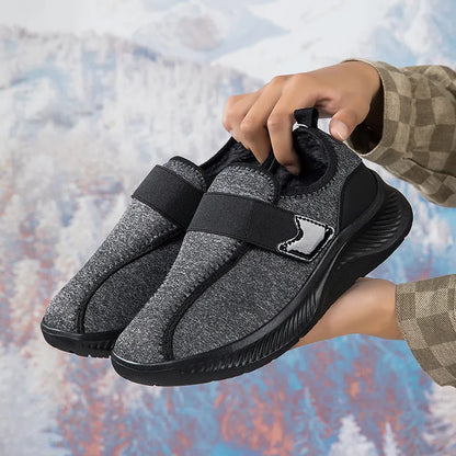 Women’s Fleece Lined Slip On Winter Shoes with Adjustable Strap