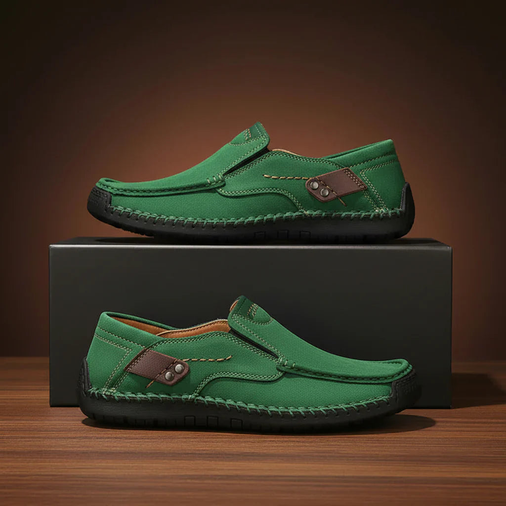 Men’s Contrast Stitch Loafers