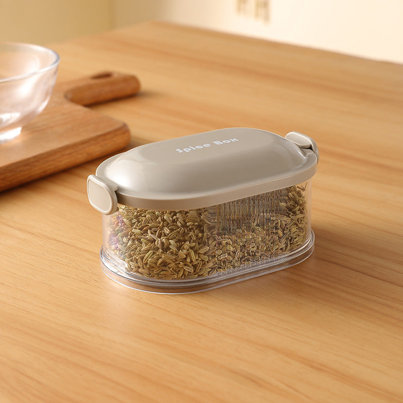 Stackable Clear Spice Storage Containers