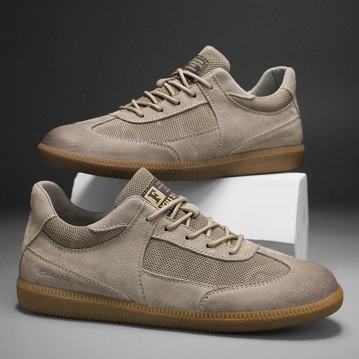 Men’s Retro Suede Mesh Trainers