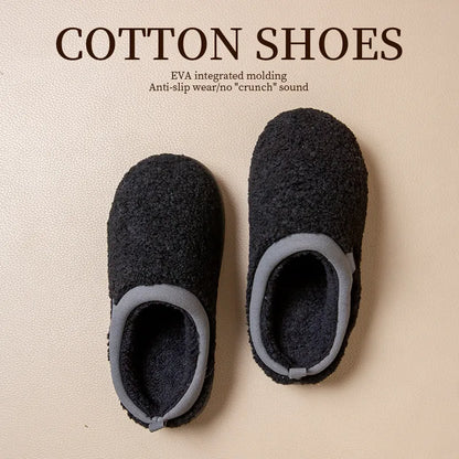 Cosy Sherpa Fleece Slip-On Slippers