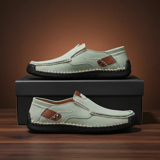 Men’s Contrast Stitch Loafers