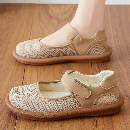 Women's Closed-Toe Mesh Sandals
