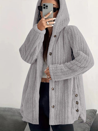 Women's Long Sleeve Winter Hooded Jacket