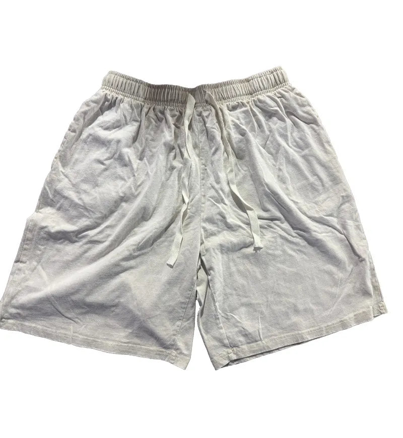 Men’s Acid-Wash Drawstring Shorts