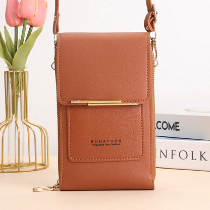 Women’s Touch Screen Phone Crossbody Messenger Bag