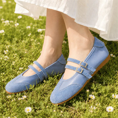 Women’s Double-Strap Mary Jane Flats