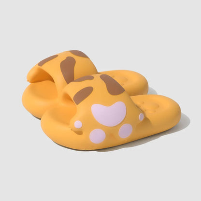 Women's Cat Paw Platform Slides