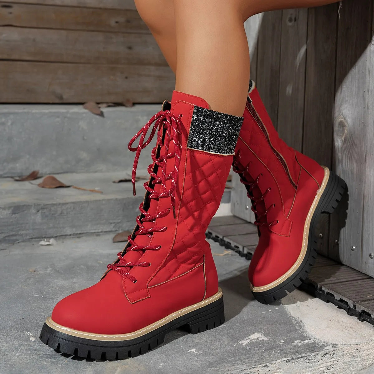 Women's Waterproof Cosy Faux Fur-Lined Winter Boots