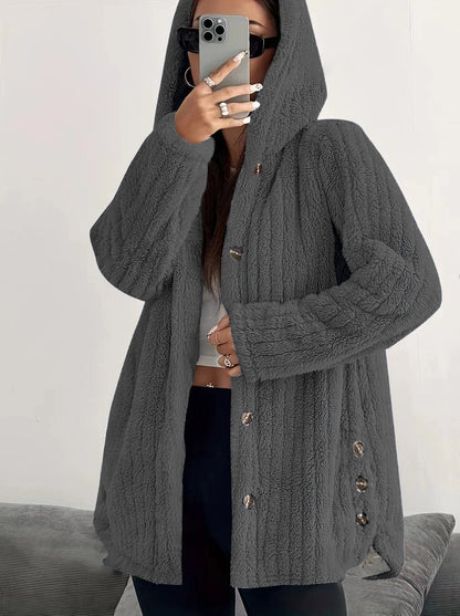 Women's Long Sleeve Winter Hooded Jacket