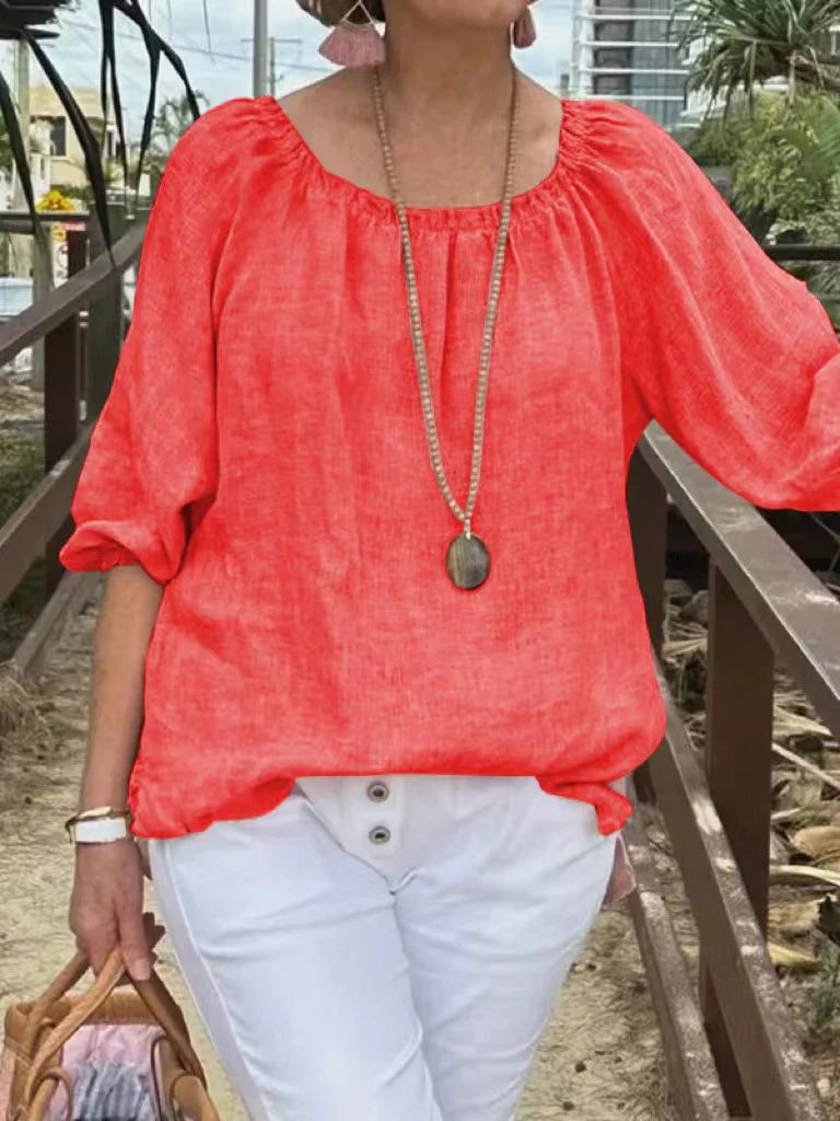 New Casual Tops in Cotton and Linen