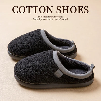 Cosy Sherpa Fleece Slip-On Slippers