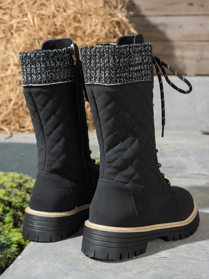 Women's Waterproof Cosy Faux Fur-Lined Winter Boots