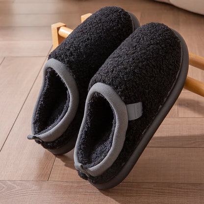 Cosy Sherpa Fleece Slip-On Slippers