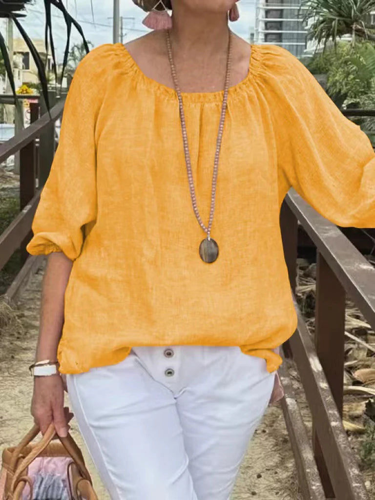 New Casual Tops in Cotton and Linen